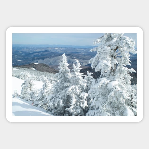 View Off The Killington Skyeship Sticker by srwdesign